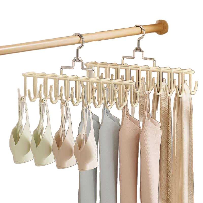 20-Hook Multi-functional Space-saving Clothes & Hat Hanger for Wardrobes