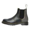 Dr. Martens 2976 Glattes Clash-Leder Runde Spitze Zum Hineinschlüpfen Kurze Chelsea-Boots Unisex-Stiefel Schwarz 27544003