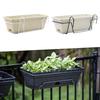 Balcony Railing Planter Deck Window Boxes Home Decoration Hanging and Box Brackets