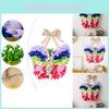Vibrant Floral Butterfly Wreath Ideal For Springtime Festivities And Mothers Day Decoration