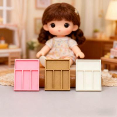 1 Set Puppenhaus Küchenutensilien Geschirr Zubehör 1:12 Puppenhaus Mini Messer Gabel Löffel Clips Geschirr Mit Aufbewahrungsbox