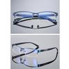 Trend Reading Glasses Men and Women Half Metal Frame Diopters Business Office Men Prescription Glasses  Oculos 0 To +4.0