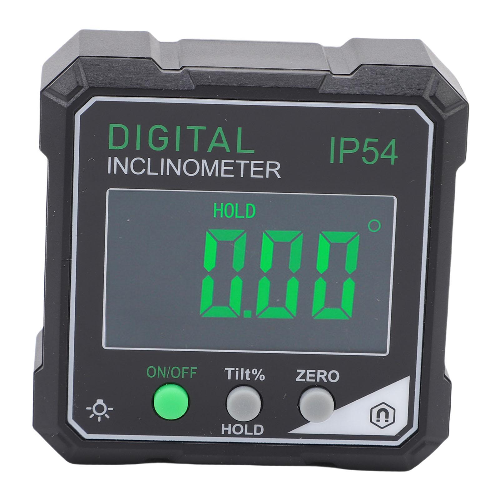 

Digital Inclinometer 4x90 Degree Range Backlit LCD Screen Magnetic Electronic Angle Finder for Woodworking Table Saw