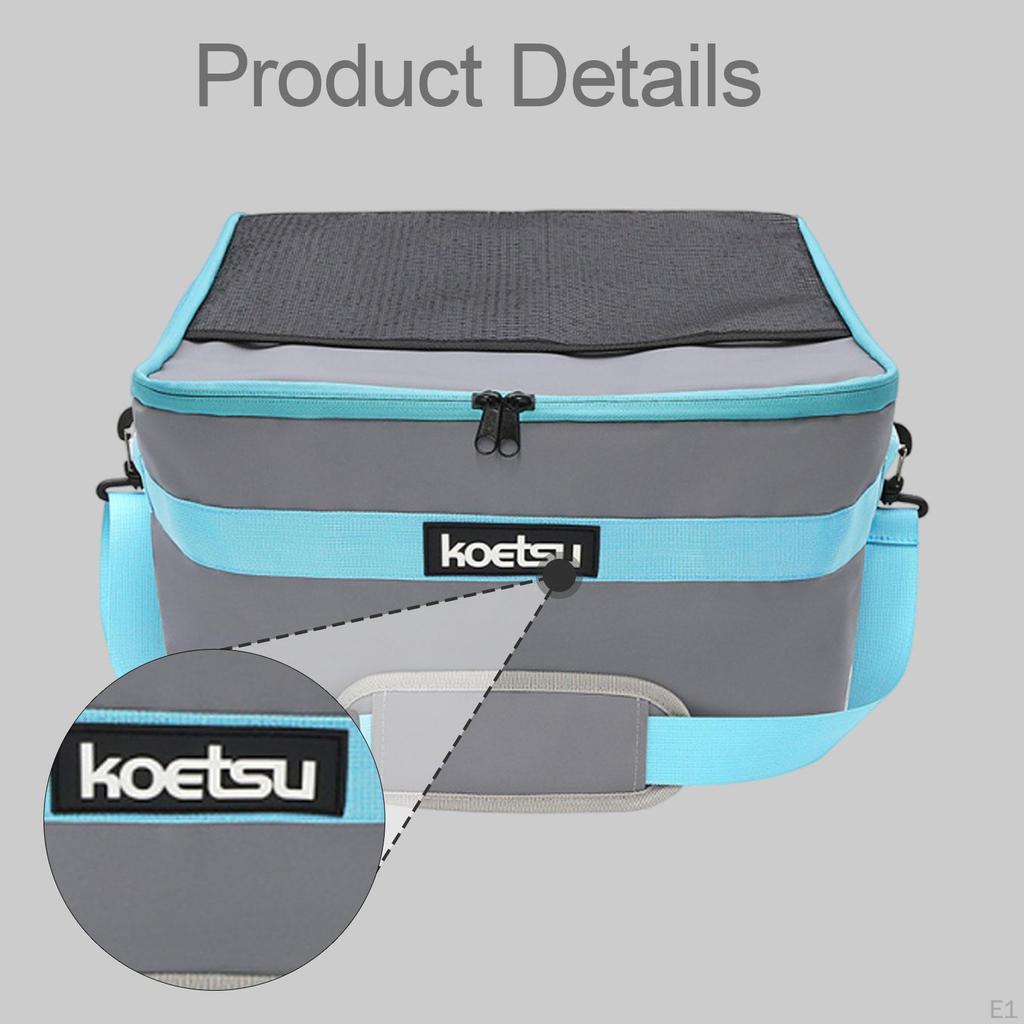 Paddleboard Deck Bag Pouch Zipper Gray Multifunctional Decoration Organizer Storage for