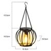 Solar Lantern Led Light 3000k Daylight Sensor Lights Outdoor Waterproof Garden Lamps Vintage Holiday Decoration Landscape Hollow