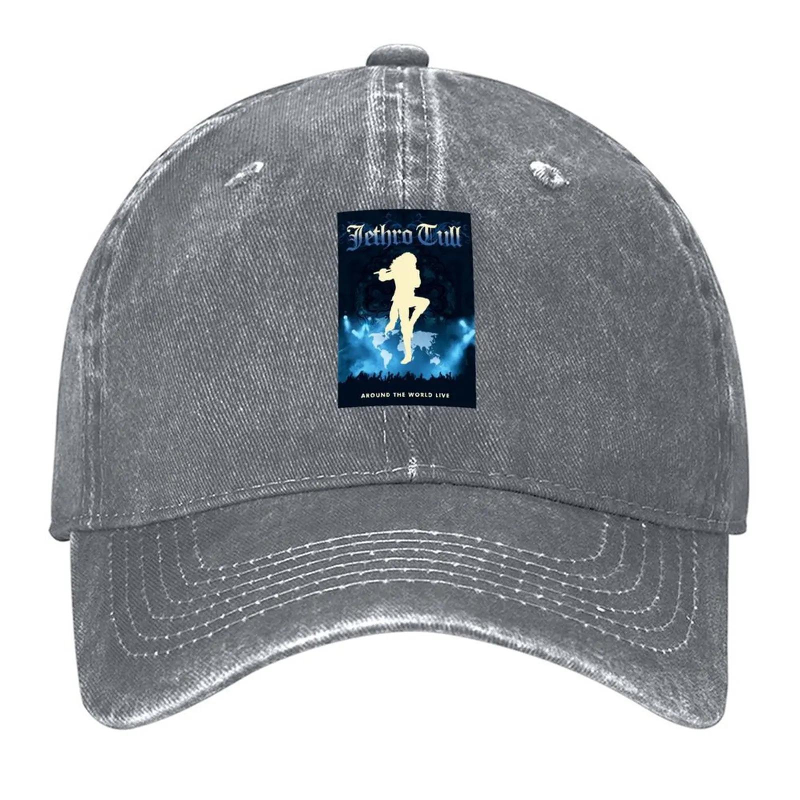 New Jethro Tull Around The World Baseball Cap Vintage Hat Unisex For The Sun Uv Protection Solar Hat Snapback Cap Unisexs Caps Women