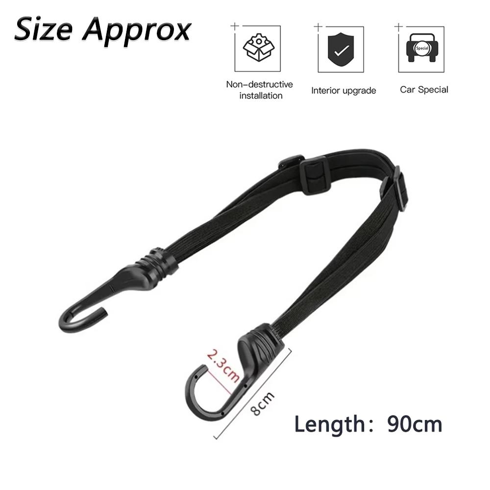 Trunk Cargo Straps For Jeep Wrangler TJ JK JL Hook Elastic Rope Shock Cord Luggage Organizer Stowing Tidying Car Accessories