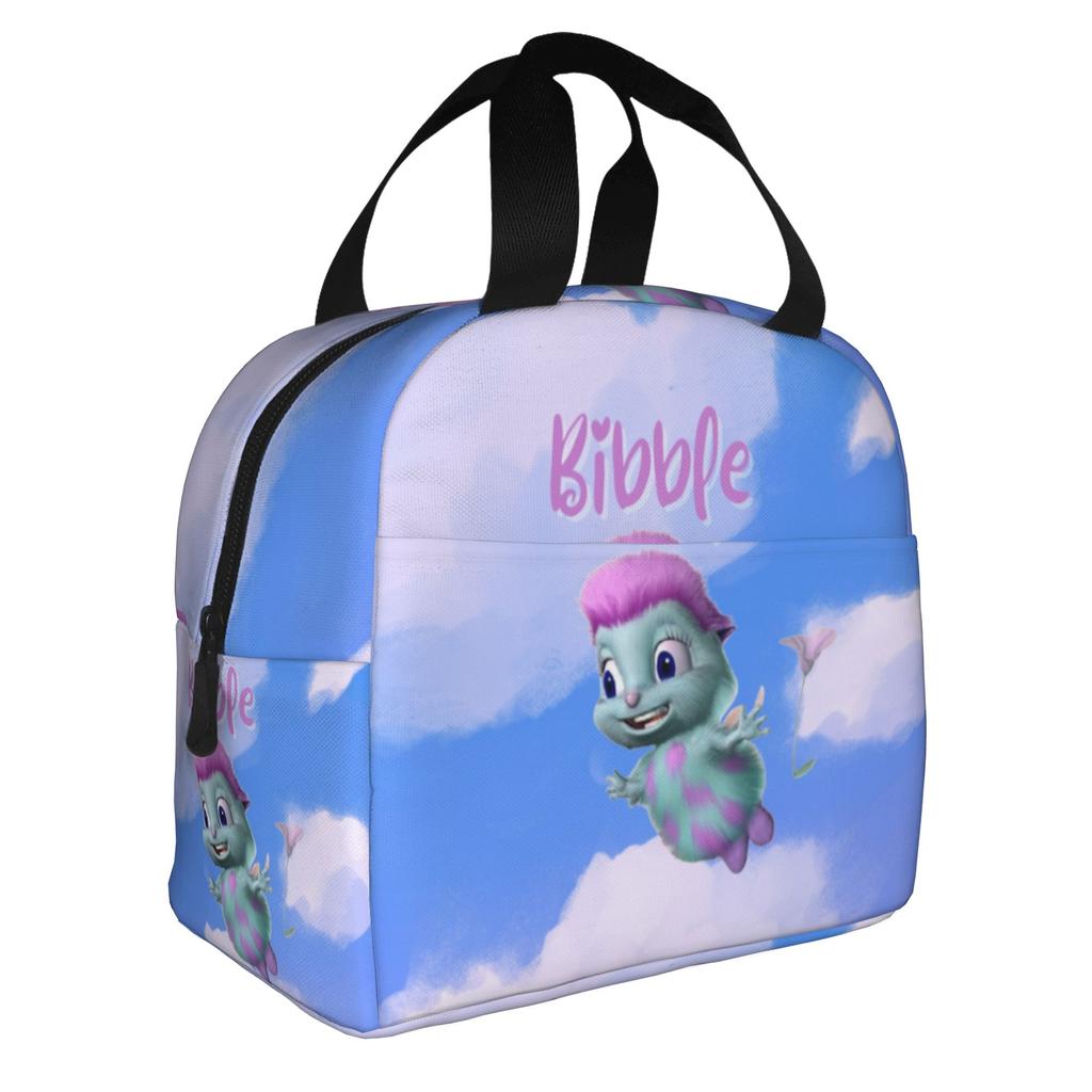 Cute Bibble Meme Lunch Bag Women Fantasy Cartoon Cooler Warm Insulated Lunch Boxes for Adult Office
