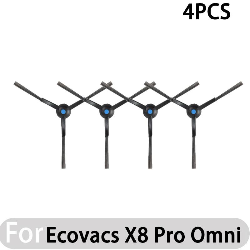 Compatible for Ecovacs X8 Pro Omni Accessories Main Side Brush Hepa Filter Rag Dust Bag Replacement Parts