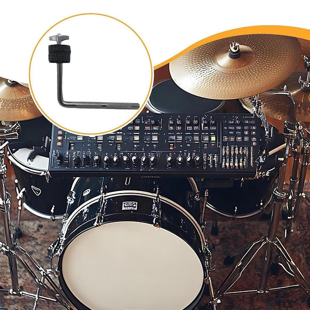 Bracket Drum Cymbal Arm Percussion Accessories Hardware ,Professional, Attachment L Rod Clamp