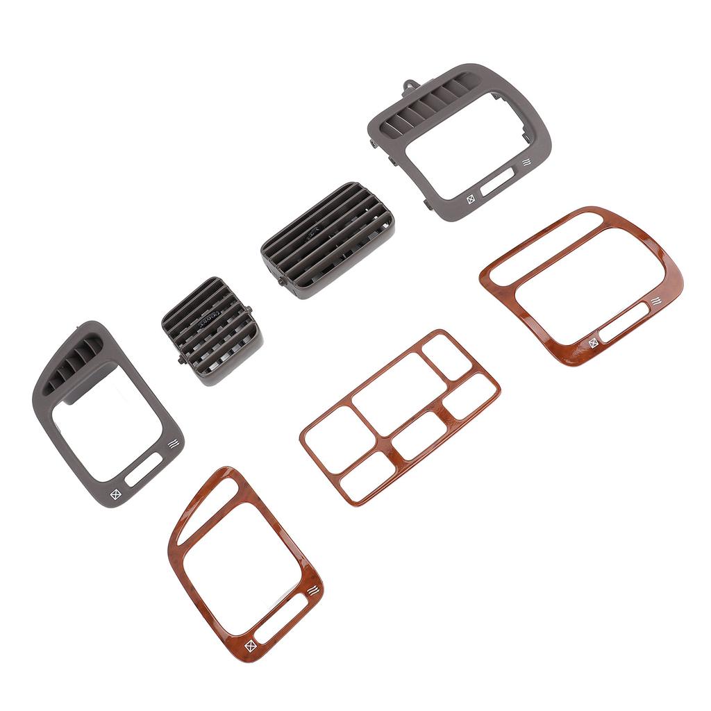 Front Side AC Air Vent Outlet Grille with Cover Trim Set Enhanced Ventilation for LC100 1998 2007 Left Hand Drive