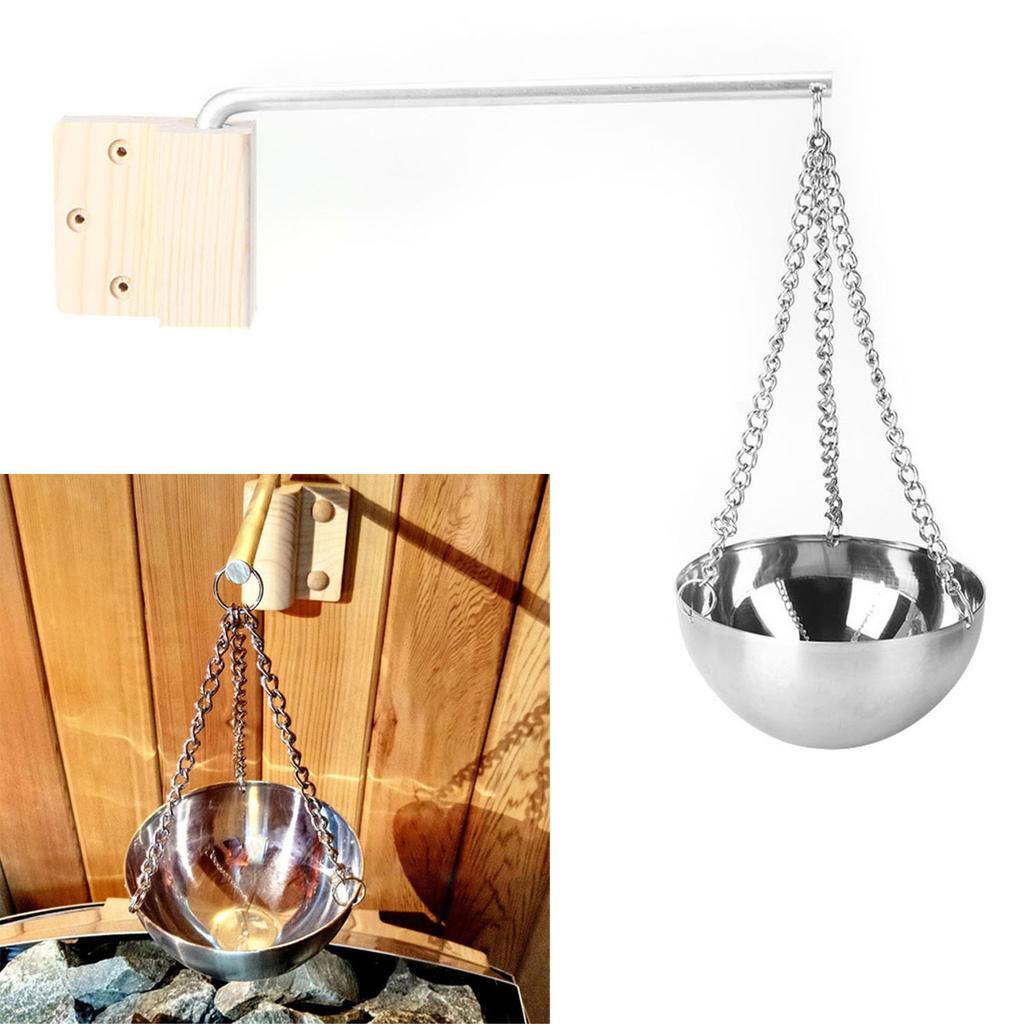 Sauna Bowl, Stainless Steel Sauna Bowl, Herb Bowl, Sauna Evaporator Bowl, Hanging Bowl, Essential Oil Cup,