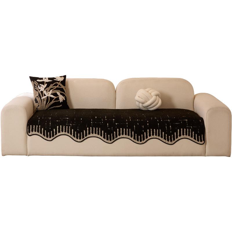 Premium Special-Shaped Sofa Cushion Autumn And Winter  New Non-Slip Plush One-Piece Leather Sofa Cover Cross-Border Special Supply