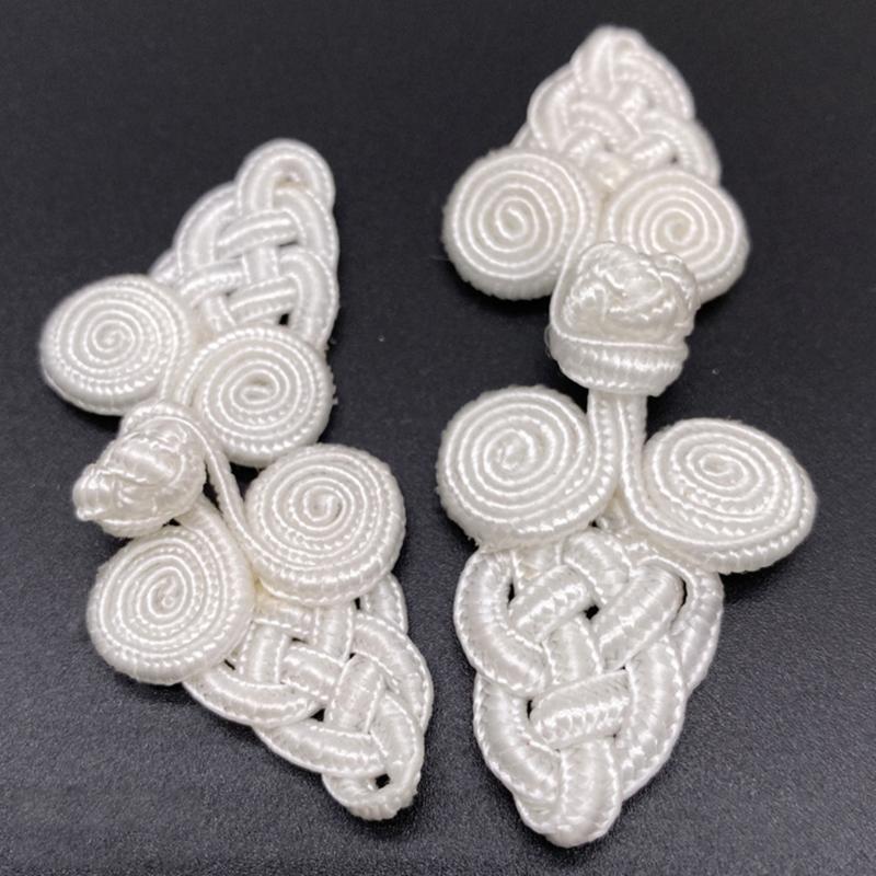 Handgefertigtes Erdbeer Chinesisches Cheongsam Knotenverschluss Bandverschluss Kostüm Tang Shirt Anzug DIY Nähen Handwerk