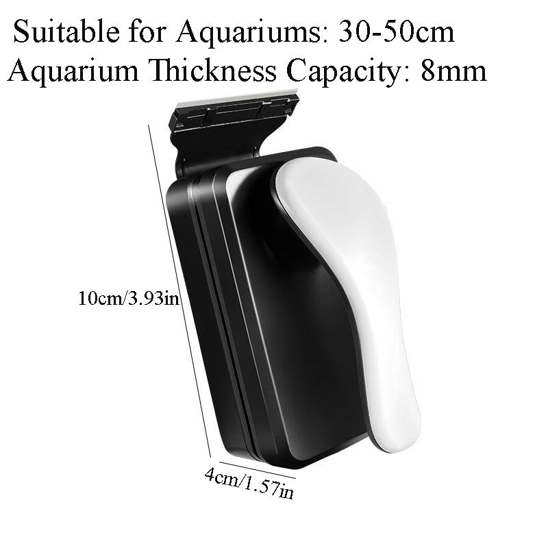 

New Glass Cleaner with Non-Slip Grip Strong Magnetic Brush Heavy-duty for Fish Tanks Bathtubs Window Household Cleaning Supplies