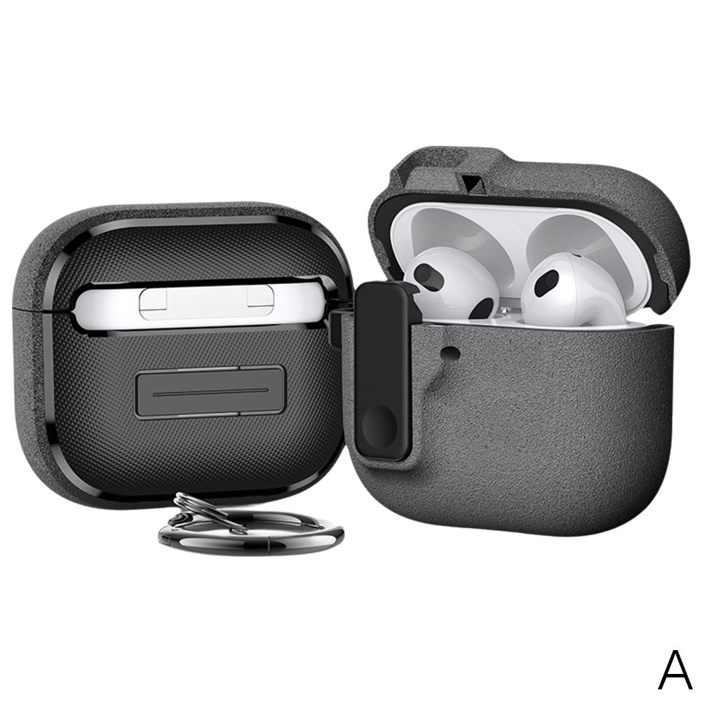 

Для Apple Airpods 4 защитный чехол TPU чехол для наушников Pods наушники брелок защитный чехол F3F8 grey-For AirPods 4