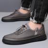 Men'S Shoes Sports And Leisure Hollow Breathable Mesh Shoes Men'S Leather One-Pedal Soft-Soled Hole Sandals