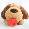 Original Snuggle Puppy Heartbeat Stuffed Toy for Dogs, Pet Anxiety Relief and Calming Aid, Comfort Toy for Behavioral Training In Biscuit