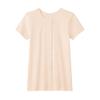 GUNZE (Gunze) 3/4 Sleeve Innerwear, Front Opening, Antibacterial, Deodorizing, Moisturizing, 100% Cotton, Easy to Wear, HW4038, Women's