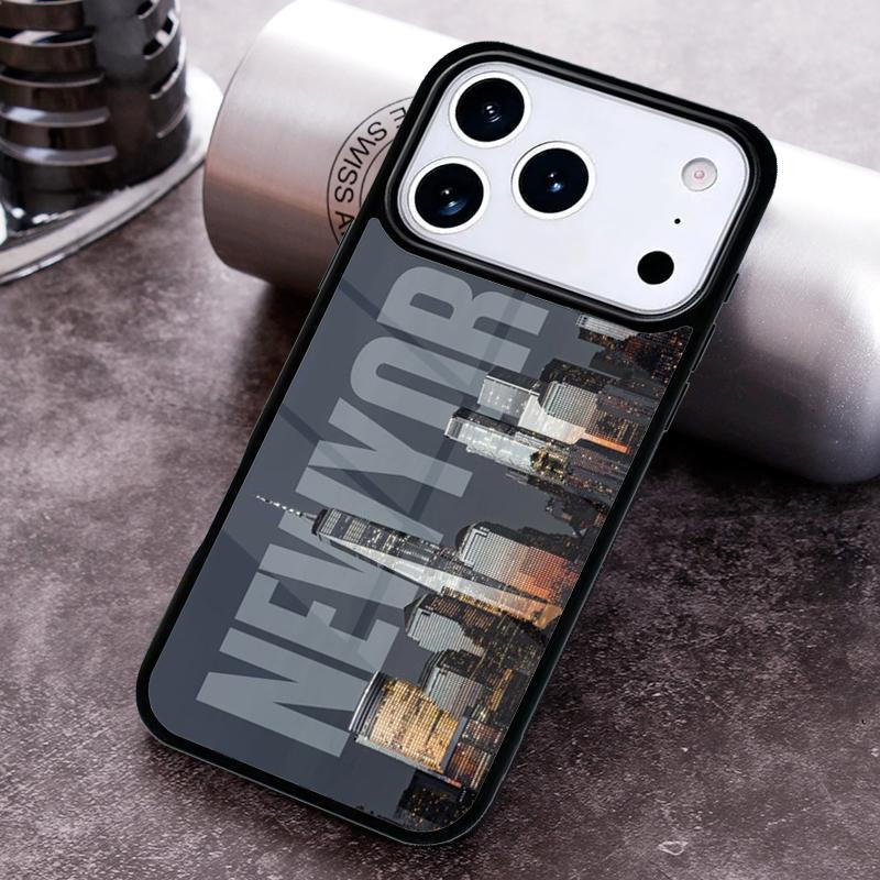 New York City Phone Case for iPhone 17 16 15 Pro Max Air 14 13 12 11 Plus Shockproof Capa Cover
