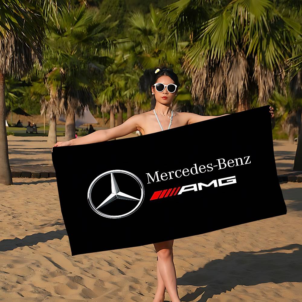M-Mercedes-B-benz Big Microfiber Beach Towels Quick Dry Towel Sand Beach Towels Pool Towel for Travel Swim Pool Yoga PI8
