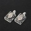 12 Types Of Glass Holy Water Jesus Bottle Religious Cross Bottle Christian Virgin Sculpture Bottle Refillable Holy Water Bottle