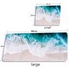 Great Waves Deskmat XXL 50X100CM Seaside Landscape Mousepad Desk Accessories Office Rugs Large Pads Computer TableMat Mouse Pad