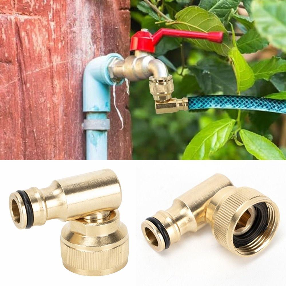 3/4" Schwenkwinkel-Umwandler 90 Grad Bewässerungsverbinder Gartenschlauchverbinder Außenbewässerung