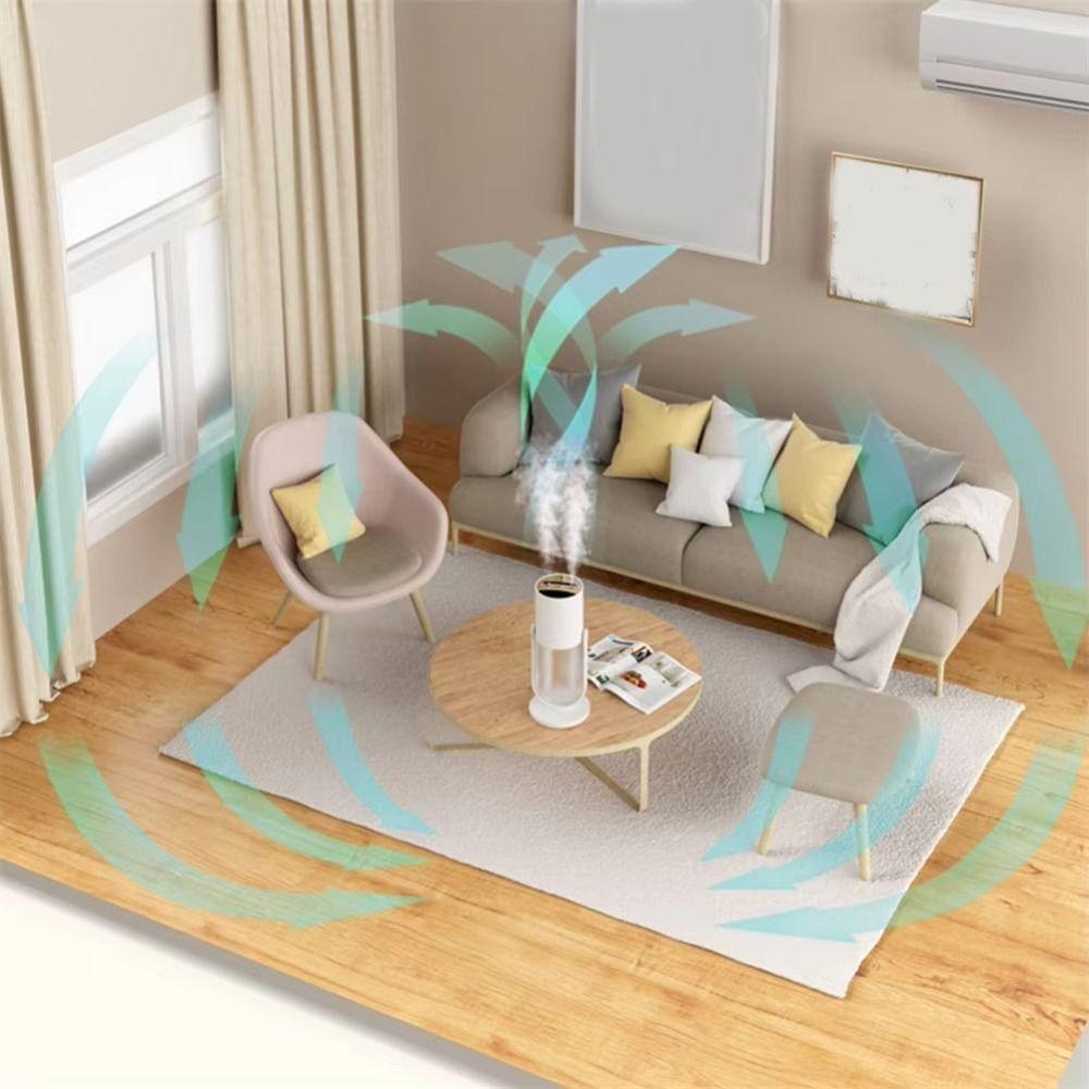 360° Drehbarer Mini-Luftbefeuchter 450ml Kabelloser Luftbefeuchter Desktop-Luftbefeuchter Nachtlicht