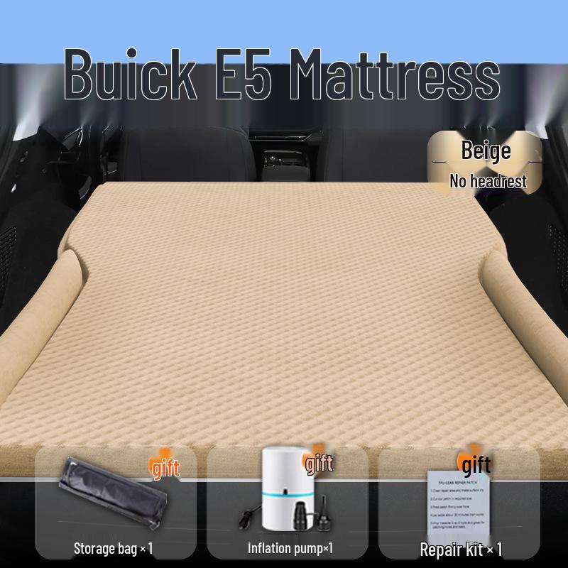 Buick E5 Car Rear Seat Inflatable Mattress - Trunk Bed & Sleeping Pad