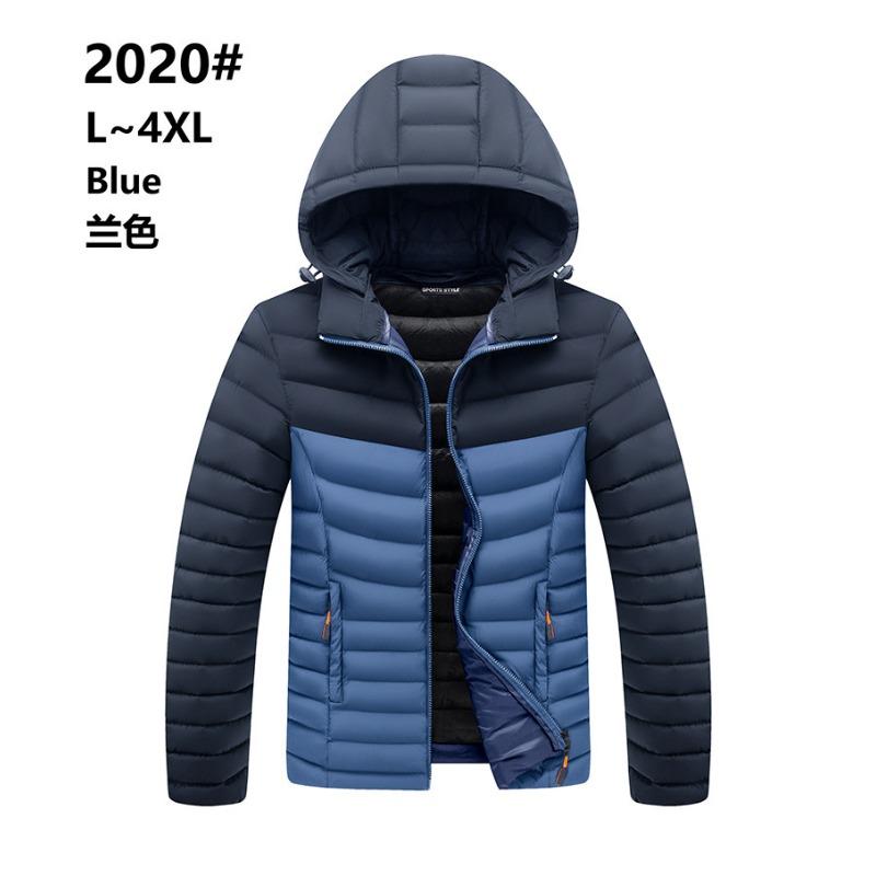Padded-padded Men's Jacket Winter Cotton Clothes Handsome Thickened Velvet Padded Jacket Trendy Padded Clothes