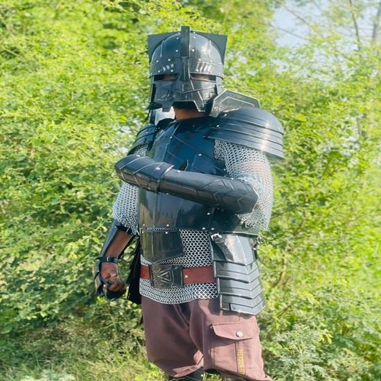 Medieval Dwarf Moria Armor Suit  Knight Half Armor Suit Dwarven Battle Warrior Armor Suit For Larp Cosplay  Best Gift