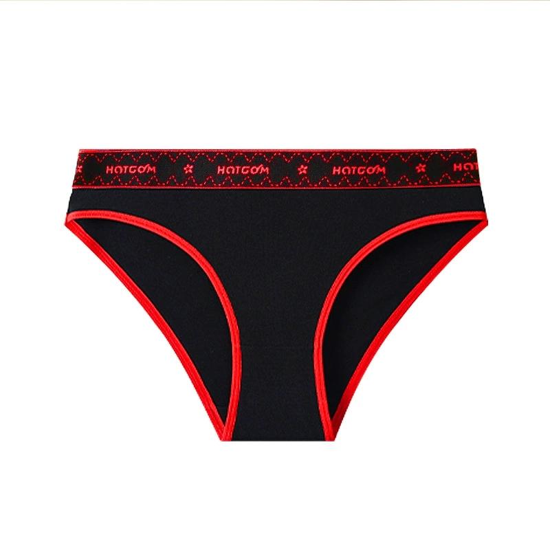 6 Stück Sexy Damen Slips Weiche Baumwollunterhosen Schwarz Unterwäsche Mädchen Slips Damen Atmungsaktive Stretch-Panty Damen Dessous XS-L