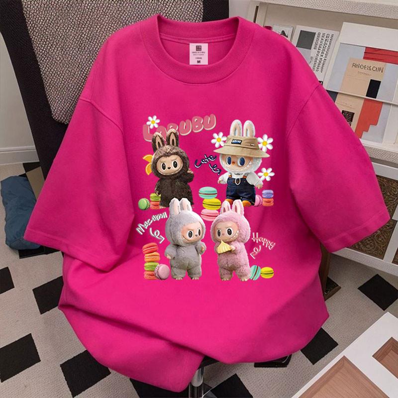 

Мультяшная футболка с коротким рукавом для пар, унисекс S