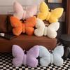 Dopamine Butterfly Plush Pillow With Soft Short Plush For Girls Bedroom Decor
