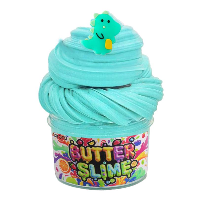Butter Clay Slime Set: DIY Colored Puffy Gel Bubble Slime Cotton Mud.