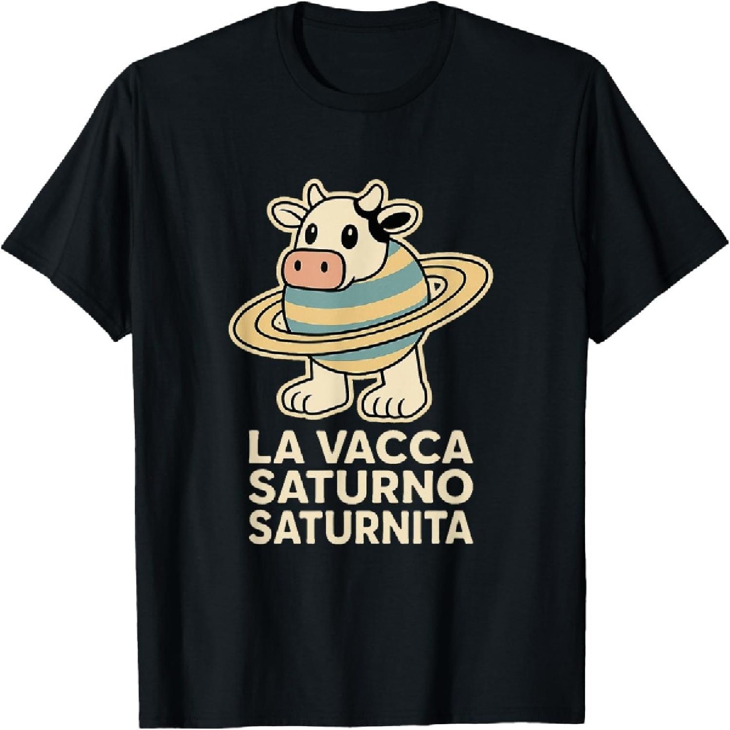 

La Vacca Saturno Saturnita Funny Italian Brainrot Kids Meme T-Shirt XXXXXL різнокольоровий