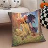 Thriller GAME LLittle Nightmares Cushion Cover Throw Pillow Cover Hidden Button Durable Polyester Chair Cushion