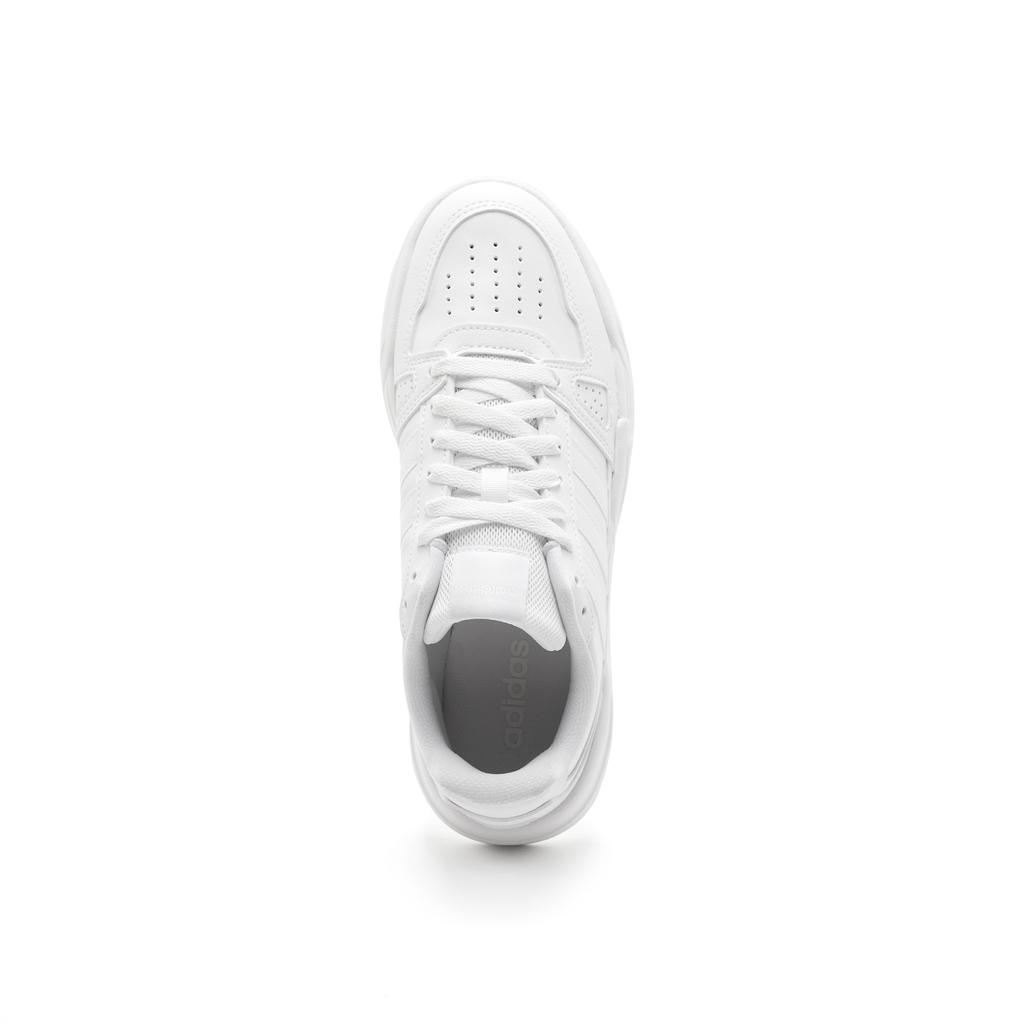 Adidas Lite Baller Pu Sports Comfortable Versatile Low-Top Skate Shoes Unisex Sneakers White JS4358
