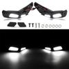 1 Pair Handguards with LED Lights for Can Am Ryker 600 900 Sport & Rally Edition Hand Guards Protector Kit & LED Lamp