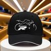 1 Stück S1000RR Motorrad Druck Baseballkappe Leichte Atmungsaktive Schwarze Snapback Mütze für Outdoor-Sport Camping Reisen