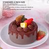 Artificial Birthday Cake 4 Inch Realistic Simulation Cake Display Model for Bakery Shop Window Photography Props 4 Inch