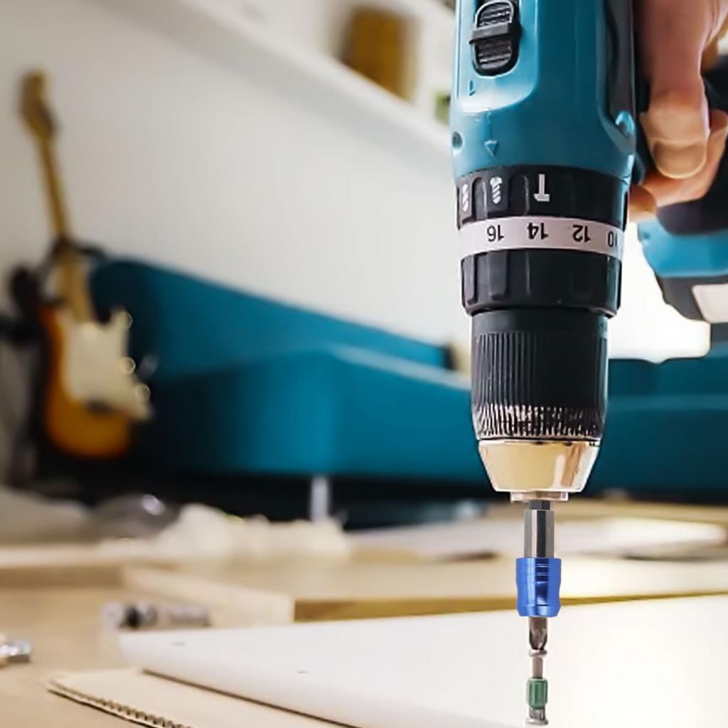 Quick Release Screwdriver Drill Bit Extension Magnetic 1/4 Head Hex Shank Rod
