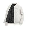 Men's Cotton Stand Collar Winter Jacket - Casual Loose Fit, Solid Color, Zip-up, Padded, Thick Plus Size Outerwear.
