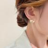Camellia Mother-of-Pearl Drop Earrings, S925 Silver Studs for Women - High-End Luxury Design