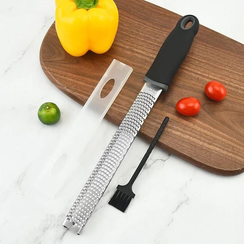 Stainless Steel Cheese Grater Plastic Anti Slip Handle Chocolate Lemon Fruits Grater Baking Tool Multifunction Kitchen Tools