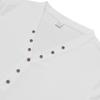 Men's Spring and Autumn Solid Color Men's T-shirt Long Sleeve Casual Slim Button-down V-neck Top