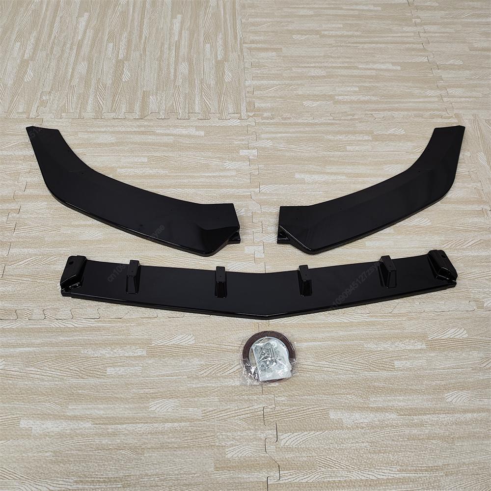 Maxton Style Front Bumper Lip Spoiler Splitter For Mercedes W212 E Class E43 C500 E400 E350 E300 AMG Line 2013-2015 LCI Tuning