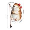 Artistic Hedgehog Design Resins Miniature Ornament Decoration For Aquascaping Miniature Landscape Arrangements