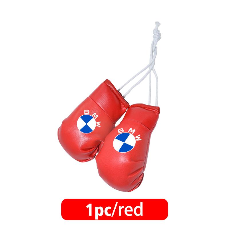 Universal Car Sun Visor Boxing Gloves Pendant Accessories For BMW M 1 3 4 5 6 7 Series M3 M6 F01 F02E34 E36 E70 F10 X6 X1